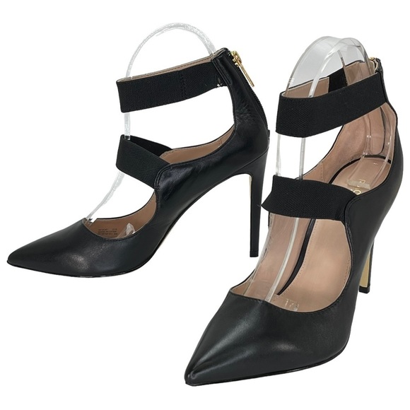 Rachel Zoe Jade Black Nappa Leather Womens Pumps Size 8M - Picture 9 of 12